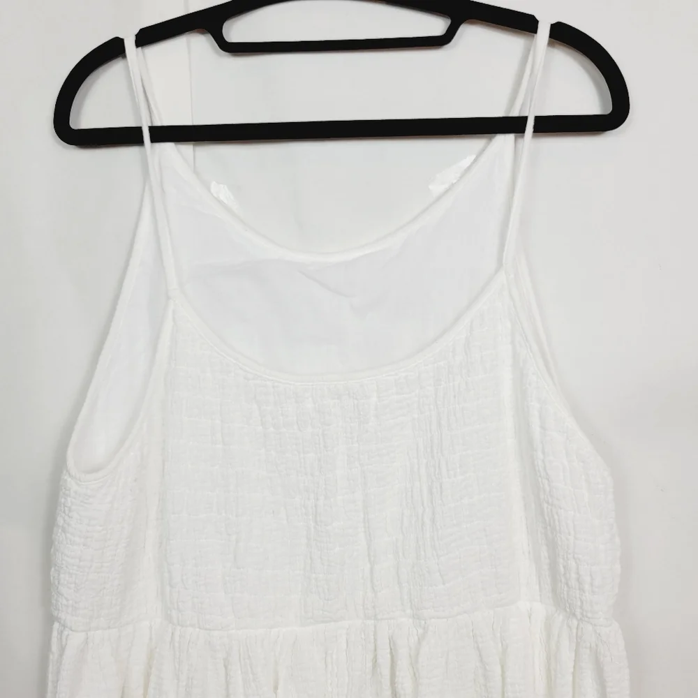 POSSE white slip gauze baby doll dress - Picture 6 of 8
